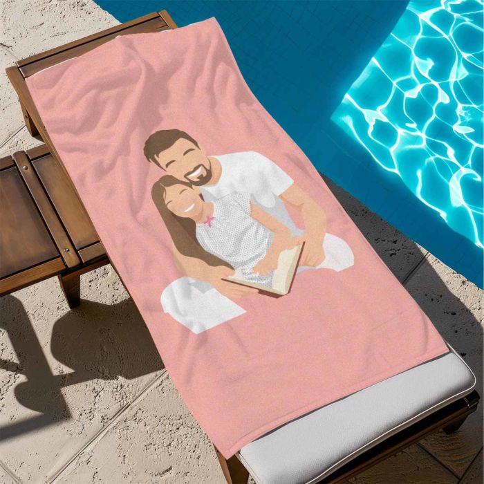 Personalised Illustration Towel