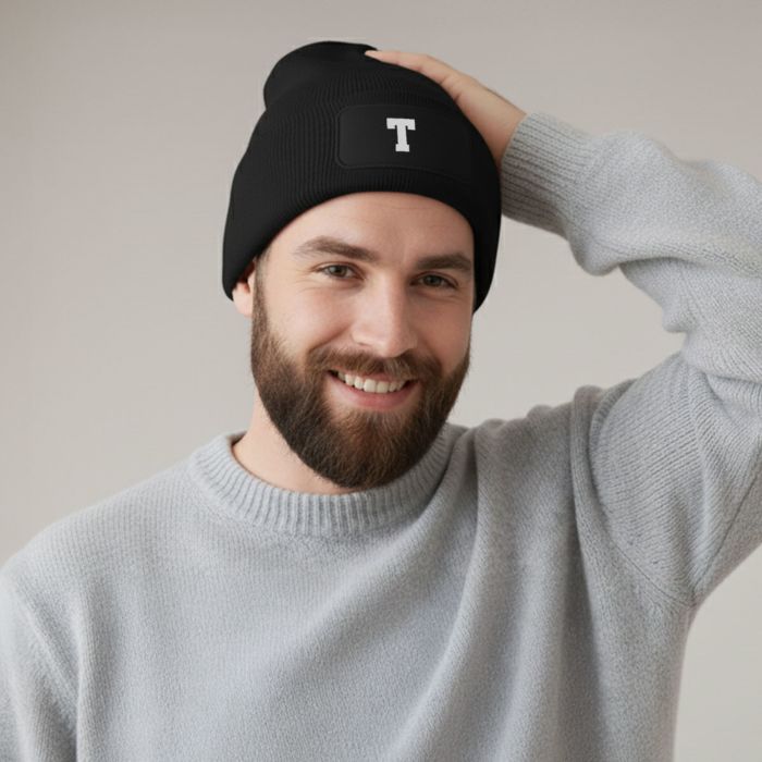 Personalised Beanie with Monogram