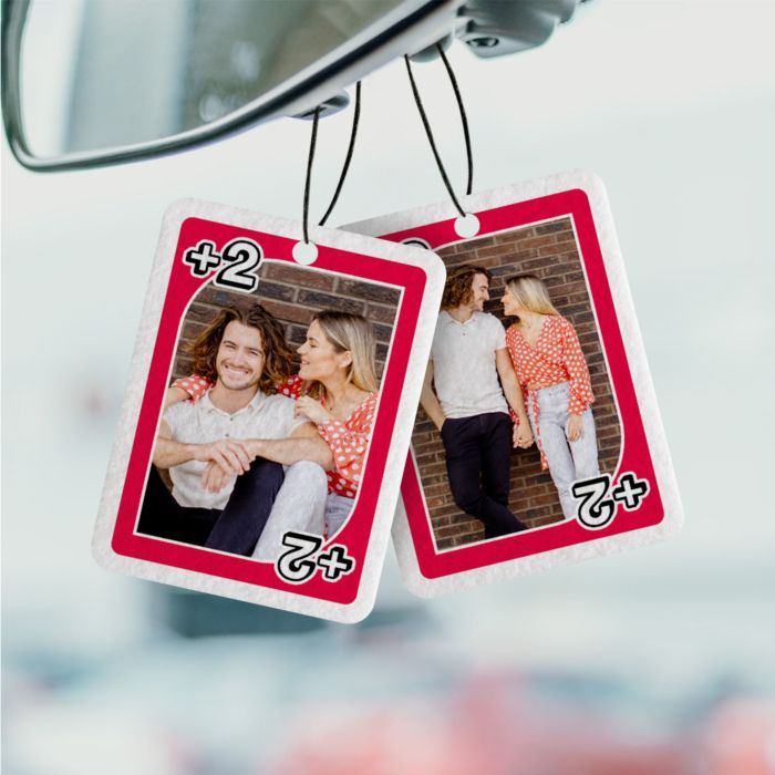 Personalised Playing Card Air Fresheners with Photo