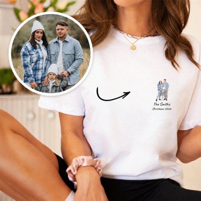 Personalised T-Shirt with Small Illustration