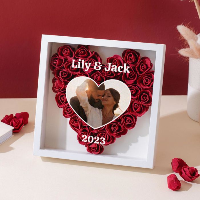 Personalised Rose Box with Photo and Text