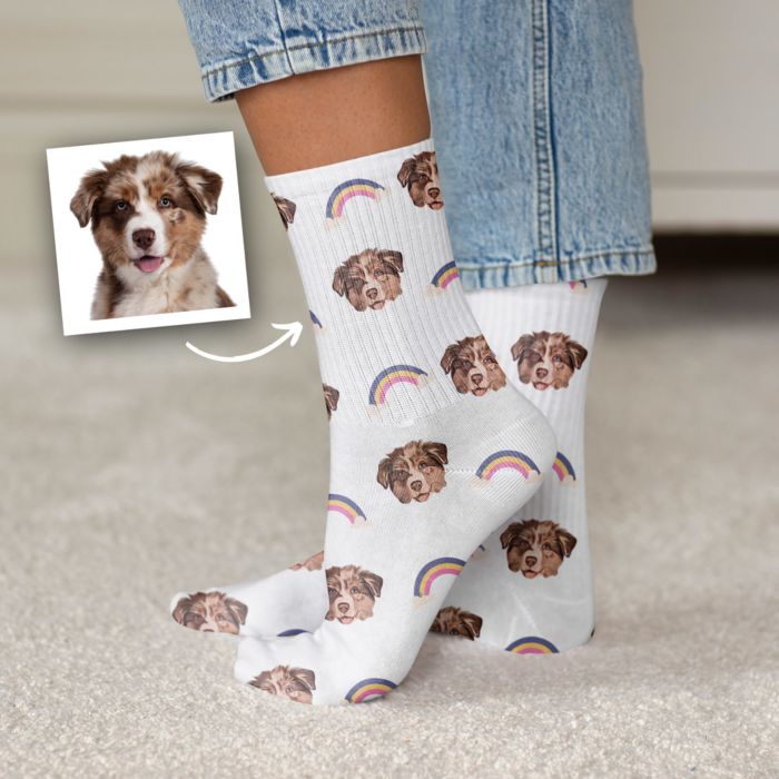 Personalised Cartoon Face Socks