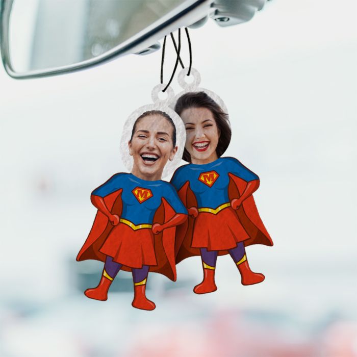 Face Upload Superhero Air Fresheners