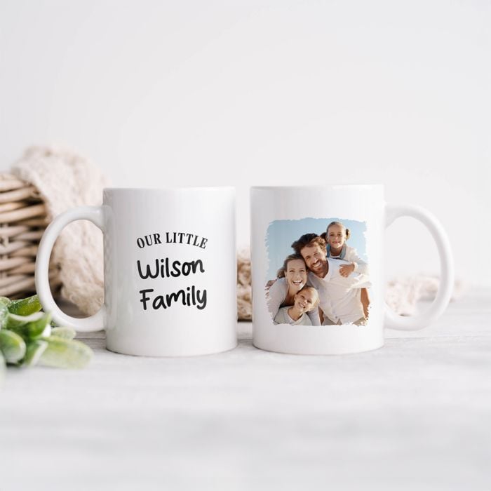 Personalised Text and Photo Mug
