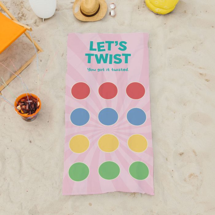 Personalised Towel – Let’s Twist