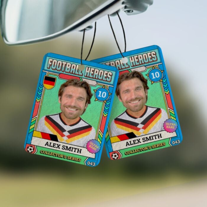 Personalised World Cup Collectible Photo Sticker Air Freshener