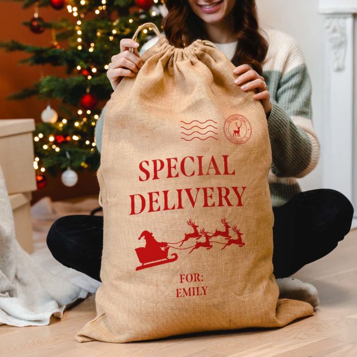 Personalised Christmas Mail Sack
