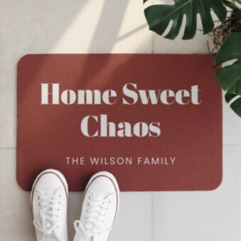 Personalised Doormat with Text