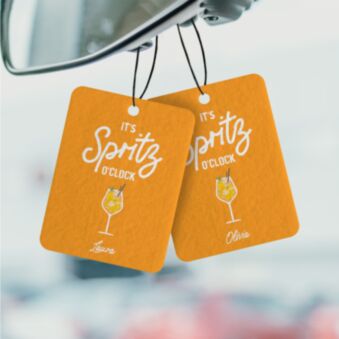 Personalised Drinks Air Freshener