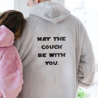 Personalised Hoodie Blanket with Star Wars Font