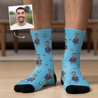 Personalised Superhero Socks