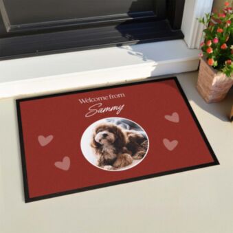 Personalised Doormat with Pet and Text