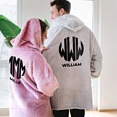 Personalised Monogram Hoodie Blanket