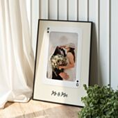 Personalised Playing Card Photo Poster with Text
