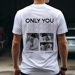 thumbnail image 2 of Only You Tee Shirts Custom Your Own T-shirt With Photo And Name... 2 of 10