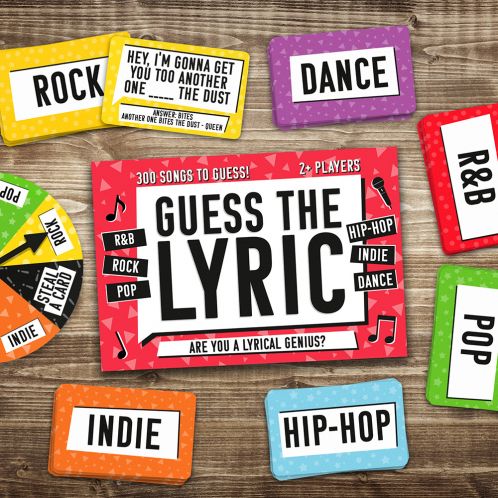 Guess the Lyric' Quiz Cards