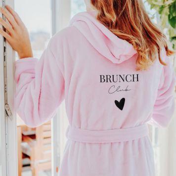 Personalised Bathrobe with Message & Symbol