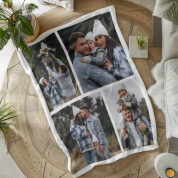 Personalised Blanket with Photo Collage
