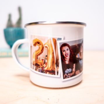 Photo Upload Metal Mug - Design