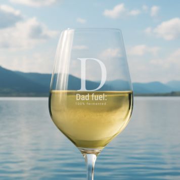 Personalised Monogram Wine Glass