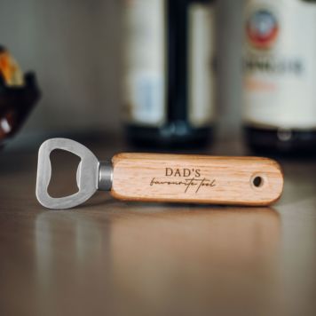 Bottle Opener With Personalised Message - Design