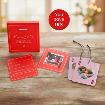 Gift set air freshener tree and Kamasutra cards