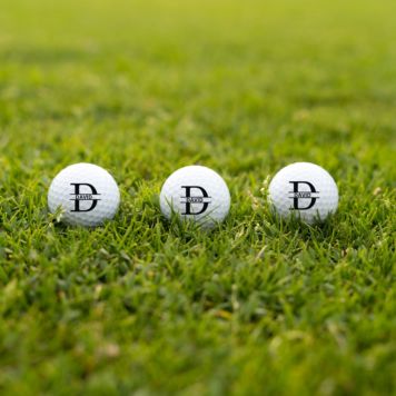 Set of 3 Personalised Monogram Golf Balls