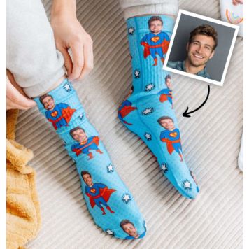 Personalised Superhero Socks