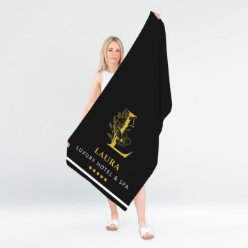 Personalised Monogram Spa Towel