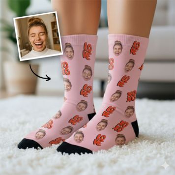 Personalised Face Socks with Design