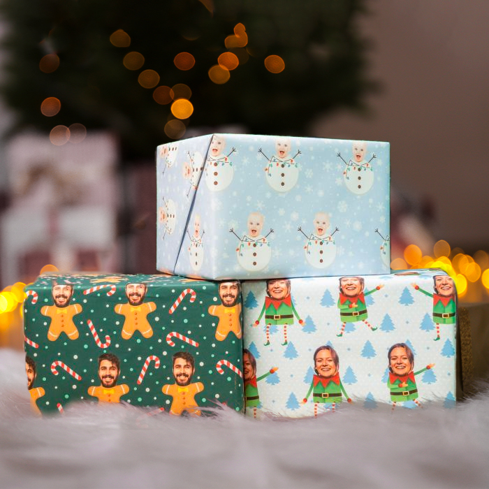 Personalised Christmas Wrapping Paper with Photo
