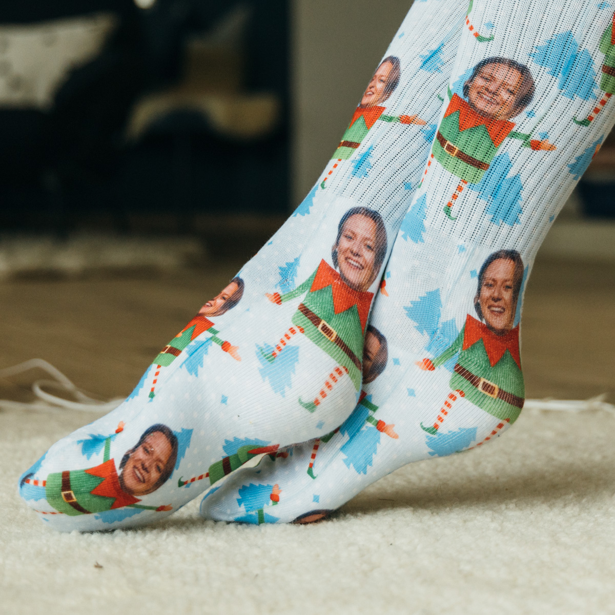 Personalised Face Christmas Socks