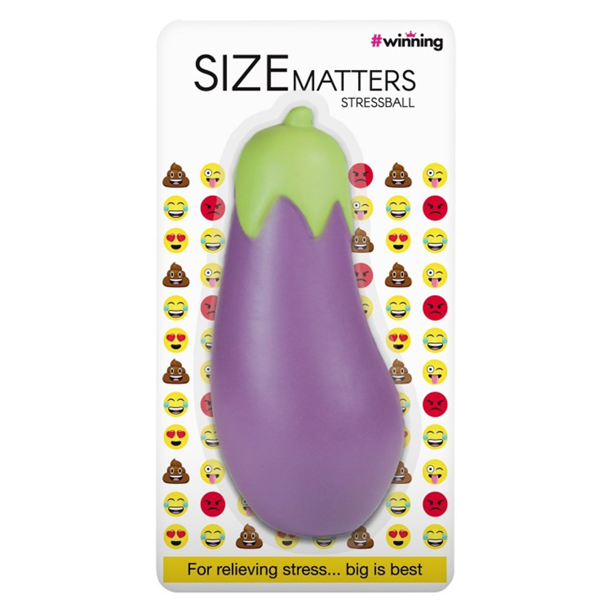 Large Aubergine Stress Ball